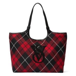 Victoria’s Secret plaid tote